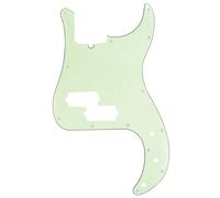 Musiclily Pro 13 Fori Stile Moderno Pickguard Battipenna Basso per American Precision Bass 4 Corde,3 strati Mint Green