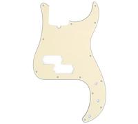 Musiclily Pro 13 Fori Stile Moderno Pickguard Battipenna Basso per American Precision Bass 4 Corde,3 strati Crema