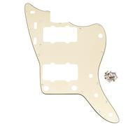 Musiclily Pro 13 Fori Battipenna per Chitarra Elettrica USA Vintage 60s Jazzmaster e SQ Classic Vibe, Crema 3 strati