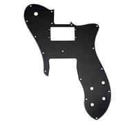 Musiclily Pro 16 Fori Ampia Gamma Humbucker Battipenna per Chitarra Elettrica tipo USA/Mexico Fender 72 Tele Custom, 3 Strati Nero