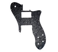 Musiclily Pro 16 Fori Ampia Gamma Humbucker Battipenna per Chitarra Elettrica tipo USA/Mexico Fender 72 Tele Custom, 4 Strati Nero Perlato