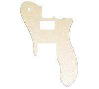 Musiclily Pro 16 Fori Single H Battipenna per Chitarra Elettrica tipo USA/Messico Fender 72 Tele Custom, 4 Strati Aged White Pearl