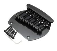 Musiclily Pro 16mm 5 Corde Ponte Basso in Acciaio per Basso Stile Musicman, Nero