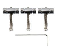 Musiclily Pro 21mm Barrel Sellette Ponte TL Ottone Cromato 3 Pezzi