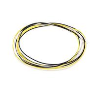 Musiclily Pro 22 AWG Gauge Vintage Style Pre-tinned Push-back Cloth Covered Stranded Wire, Colore Misto 18 Piedi (6 Metri)