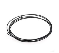 Musiclily Pro 22 AWG Gauge Vintage Style Pre-tinned Push-back Cloth Covered Stranded Wire, Nero 6 Piedi(2 Metri)