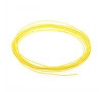 Musiclily Pro 22 AWG Yellow 25ft Vintage Pre-tinned Push Back Cloth Covered Wire
