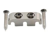 Musiclily Pro 25mm Abbassacorde Basso in Ottone String Guide per Basso Elettrico 5 Corde, Nickel