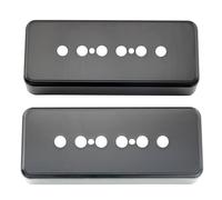 Musiclily Pro 2Pcs Black 48mm P90 Soapbar Guitar Pickup Covers For Import LP SG