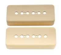 Musiclily Pro 2Pcs Cream 48mm P90 Soapbar Guitar Pickup Covers For Import LP SG