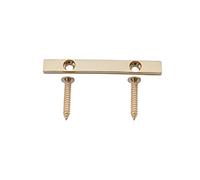 Musiclily Pro 45mm Barra Abbassacorde in Ottone String Retainer per Basso Elettrico 5 Corde, Dorato