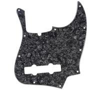 Musiclily Pro 5 Corde 10 Fori Battipenna J-Bass 4 strati Black Pearl