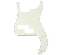 Musiclily Pro 5 Corde 13 Fori Contemporaneo Battipenna P Basso Pickguard per Fender Precision Bass American, 3 strati Avorio