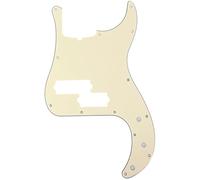 Musiclily Pro 5 Corde 13 Fori Contemporaneo Battipenna P Basso Pickguard per Fender Precision Bass American, 3 strati Crema
