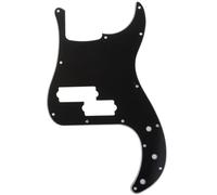 Musiclily Pro 5 Corde 13 Fori Contemporaneo Battipenna P Basso Pickguard per Fender Precision Bass American, 3 strati Nero