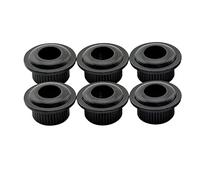 Musiclily Pro 6-10 mm Chitarra Boccole Adattatore Meccaniche Nero 6 Pezzi