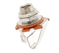Musiclily Pro 6,35mm Presa Jack Mono 2-Contact per Chitarra Elettrica e Basso, Nickel