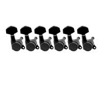 Musiclily Pro 6 in Linea Meccaniche Autobloccanti Chitarra Locking Tuners per Chitarra Elettrica Tipo Strat Tele, Nero