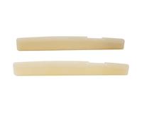 Musiclily Pro 71,12mm Sella Compensata in Osso Non Sbiancato per Chitarra Acustica tipo Taylor(2 Pezzi)