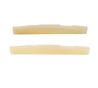 Musiclily Pro 73,15mm Sella Compensata in Osso Non sbiancato per Chitarra Acustica(2 Pezzi)