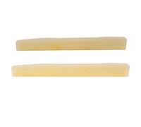 Musiclily Pro 73,66mm Sella Compensata in Osso Non Sbiancato per Chitarra Acustica tipo Martin (2 Pezzi)