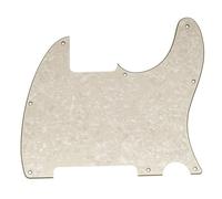 Musiclily Pro 8 Fori Battipenna per Chitarra Elettrica Squier Sonic Esquire H, 4 strati Aged White Pearl