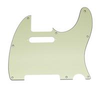 Musiclily Pro 8 Fori Battipenna per Chitarra Elettrica Squier Sonic Tele SS, 3 strati Mint Green