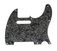 Musiclily Pro 8 Fori Battipenna per Chitarra Elettrica Squier Sonic Tele SS, 4 strati Black Pearl