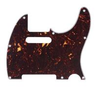 Musiclily Pro 8 Fori Battipenna Tele Pickguard per JPN Made Fender Japan Telecaster, 4 strati Tartarugato