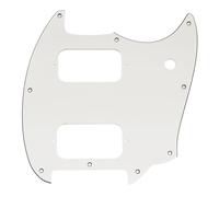 Musiclily Pro 9 Fori Battipenna per Chitarra Elettrica Squier Sonic Mustang HH, 3 strati Bianco