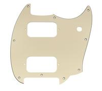 Musiclily Pro 9 Fori Battipenna per Chitarra Elettrica Squier Sonic Mustang HH, 3 strati Crema