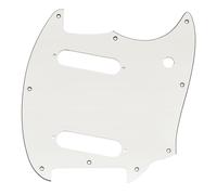 Musiclily Pro 9 Fori Battipenna per Chitarra Elettrica Squier Sonic Mustang SS, 3 strati Bianco