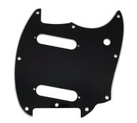 Musiclily Pro 9 Fori Battipenna per Chitarra Elettrica Squier Sonic Mustang SS, 3 strati Nero
