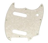 Musiclily Pro 9 Fori Battipenna per Chitarra Elettrica Squier Sonic Mustang SS, 4 strati Aged White Pearl