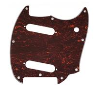 Musiclily Pro 9 Fori Battipenna per Chitarra Elettrica Squier Sonic Mustang SS, 4 strati Red Tortoise