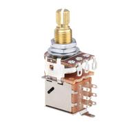 Musiclily Pro A250K Potenziometro Push Pull Ottone Metrico Split Standard Shaft 9,5mm Audio Taper Pots per Chitarra Elettrica Basso