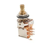 Musiclily Pro A500K Potenziometro Push-Push Ottone Split Standard Shaft 3/8“ Audio Taper Pot per Chitarra Elettrica Basso