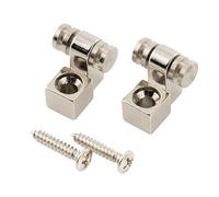 Musiclily Pro Acero Abbassacorde Rullo String Guides Trees per Chitarra Elettrica tipo Strat/Tele, Nickel (10 Pezzi)
