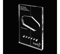 Musiclily Pro Acrilico Accurato CNC Router Template Pickup Ponte per Corpo Chitarra Elettrica