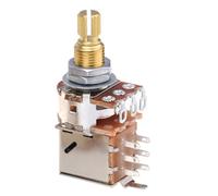 Musiclily Pro B250K Potenziometro Push Pull Ottone Metrico Split Standard Shaft 9,5mm Lineare Taper Pots per Chitarra Elettrica Basso