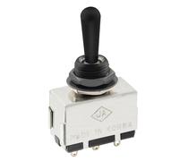 Musiclily Pro Selettore Scatoletta 3 Posizioni Metallo Pieno Toggle Switch per Chitarra Elettrica, Nero