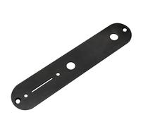 Musiclily Pro 32mm Acciaio Piastra Attacco Manico Control Plate per Chitarra Elettrica tipo Tele, Nero