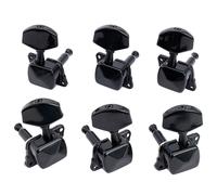 Musiclily Pro Black 3L3R Semi Closed Electric Guitar Machine Heads Tuning Pegs
