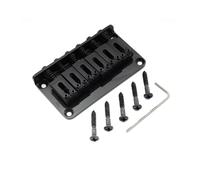 Musiclily Pro 52,5mm Moderno Ponte Fisso Hardtail per Chitarra Elettrica tipo Strat Tele, Nero