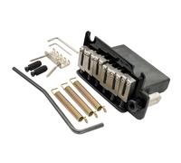 Musiclily Pro Black 52.5mm Steel Saddle Guitar Tremolo Bridge For American Strat