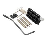 Musiclily Pro Black 52.5mm Vintage 6-Screw Tremolo Bridge For Squier ST Guitar