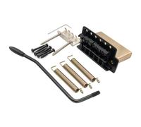 Musiclily Pro Black 52.5mm Vintage Tremolo Bridge 40mm Brass Block For ST Guitar
