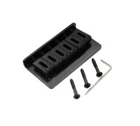 Musiclily Pro 54mm Moderno Ponte Fisso Hardtail per Chitarra Elettrica Import Strat Tele, Nero