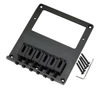Musiclily Pro 54mm Moderno Humbucker Ponte Telecaster 6 Sellette in Lega Zinco per Chitarra Elettrica tipo Tele, Nero