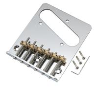 Musiclily Pro BT006 54mm Moderno Ponte TL 6 Sellette Barrel Ottone Cromato